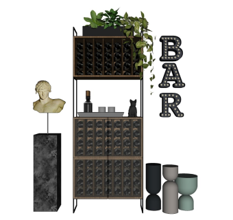 精品客厅设计家具模型 (54)